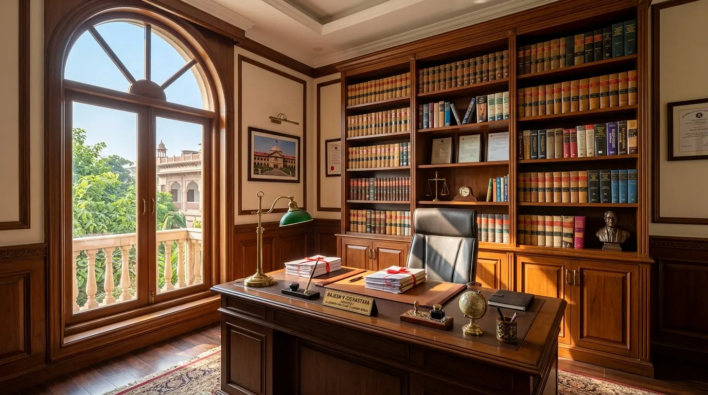Law Chamber Interior - Advocate Saurabh Misra